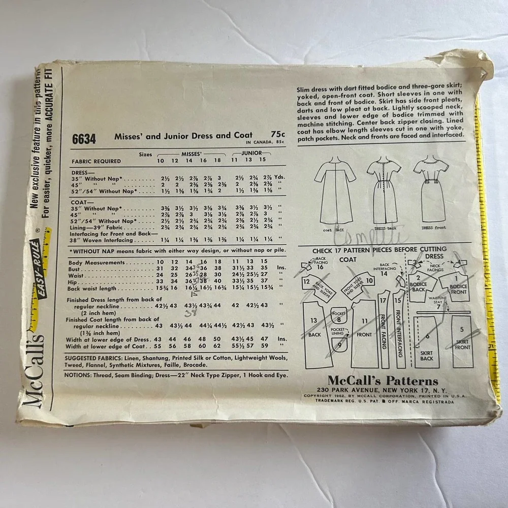 McCalls mccall vintage